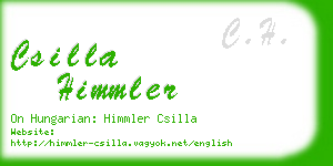 csilla himmler business card